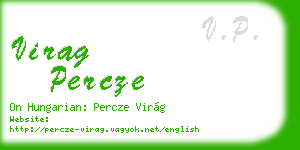 virag percze business card